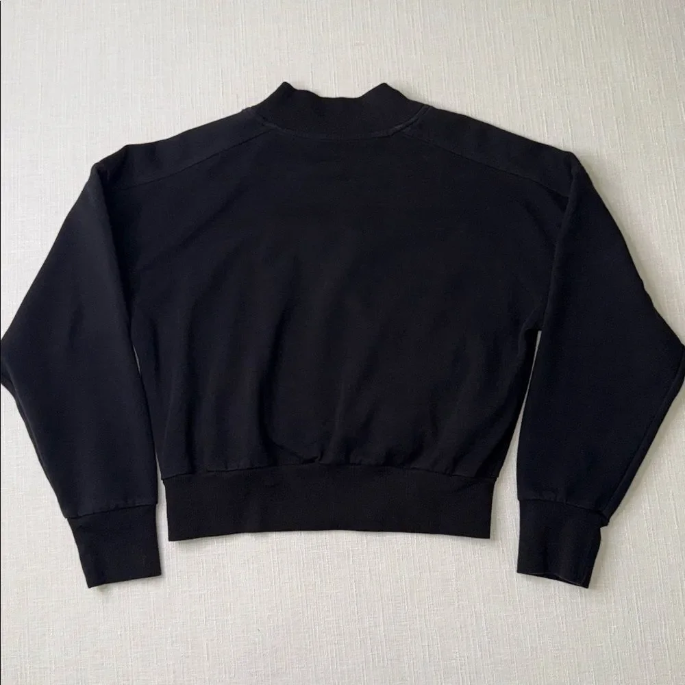 Old Navy Active Dynamic Fleece Black Pullover Sweatshirt